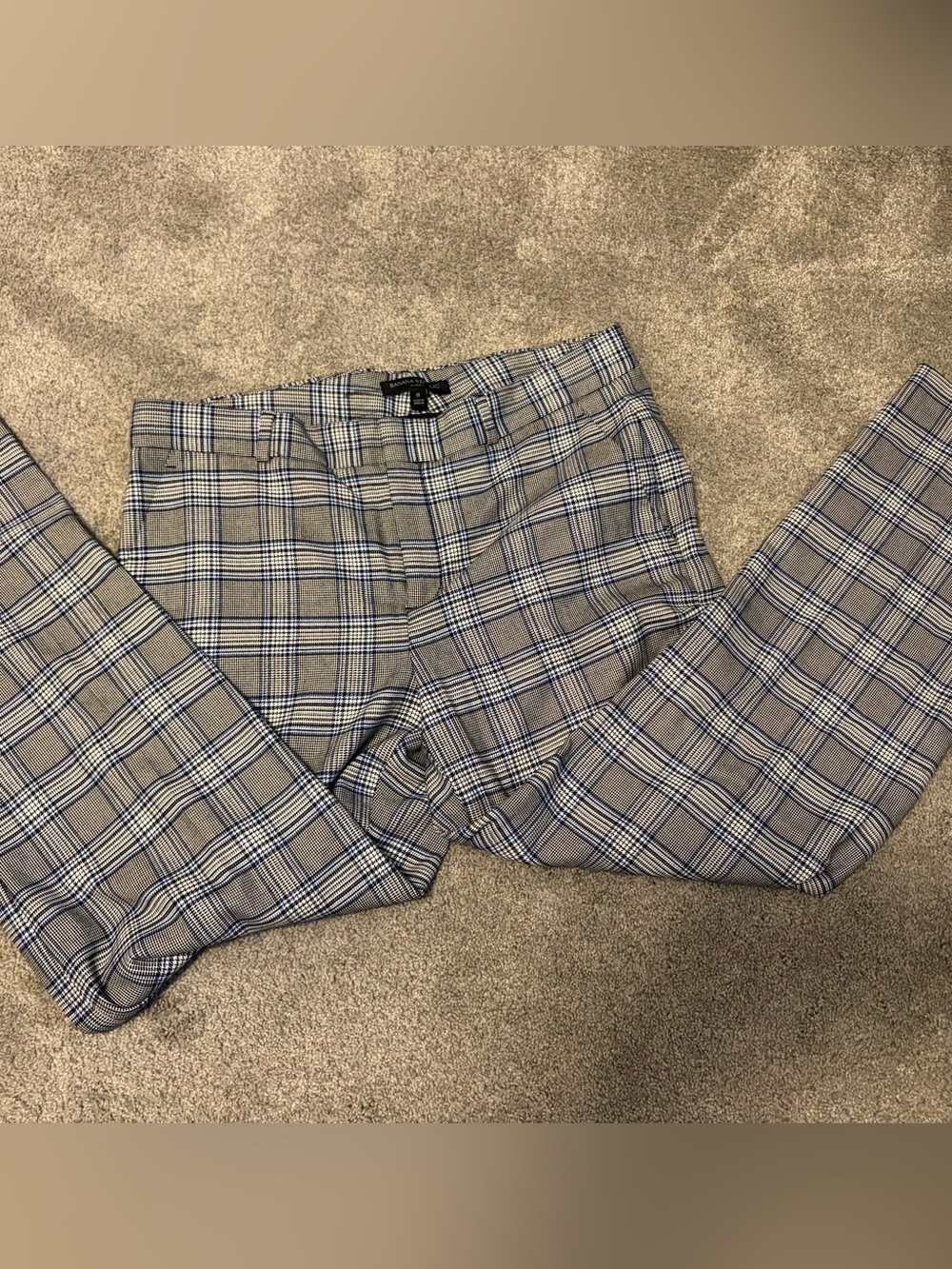 Banana Republic Avery, Plaid Ankle Pants 8